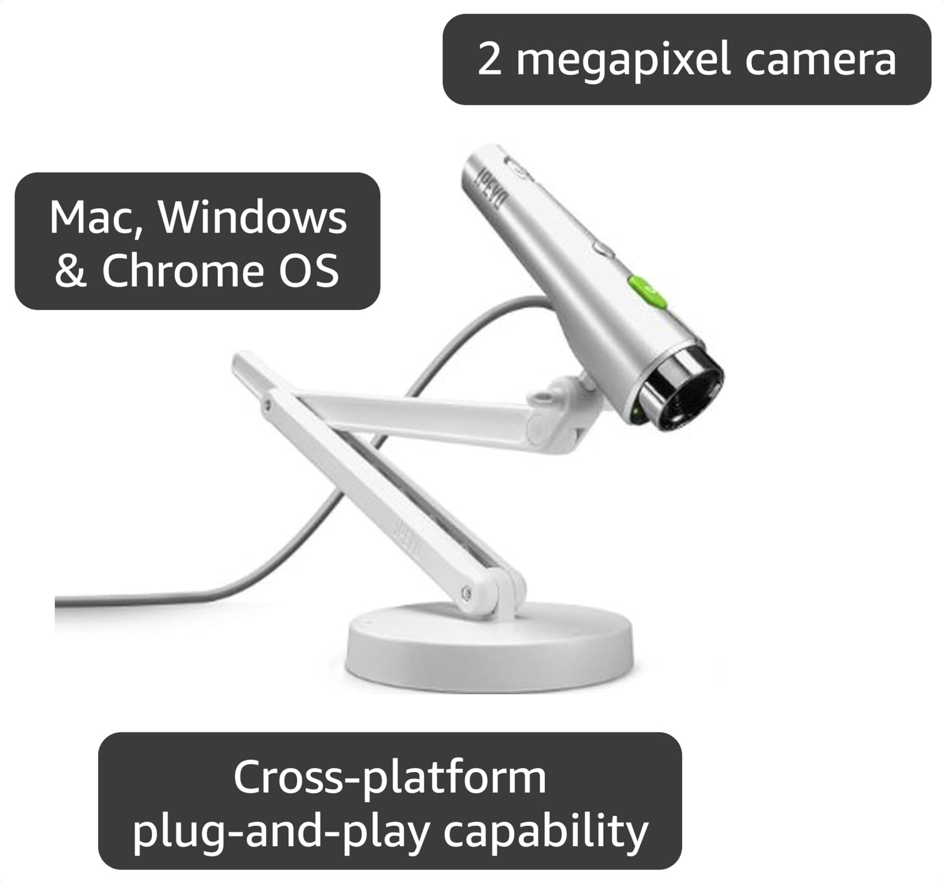 Amazon.com: Ipevo CDVU-03IP Point 2 View USB Camera (Discontinued